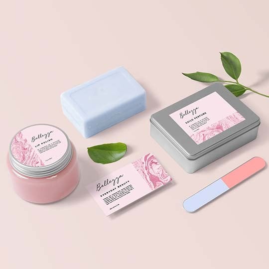 personalised cosmetic labels