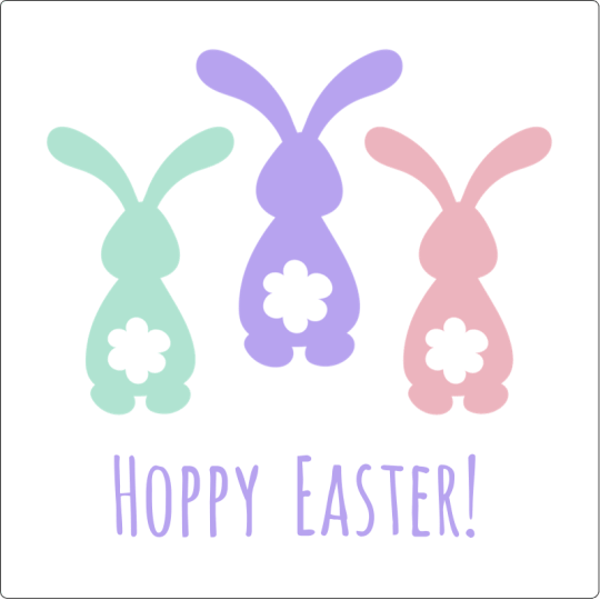 Avery Easter Bunny Template