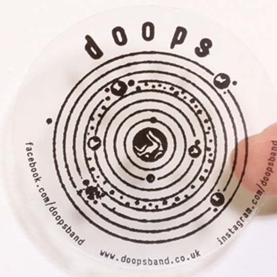 material clear labels doops