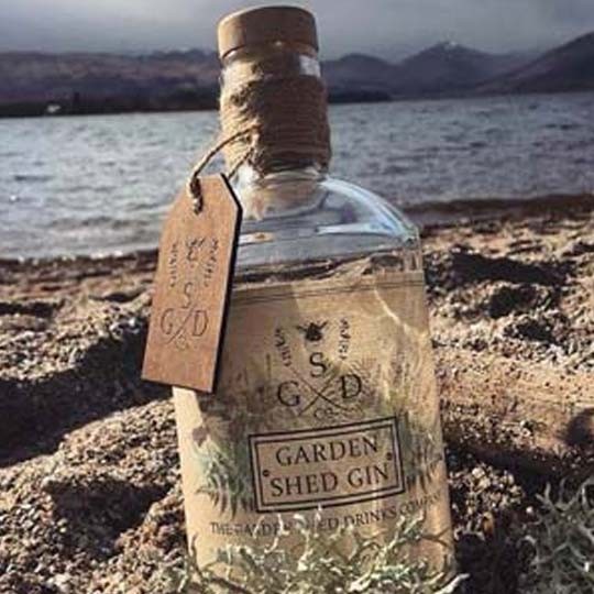 material cream rectangle garden gin