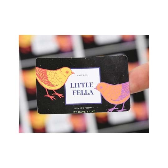 material paper labels little fella