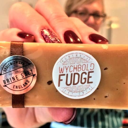 material paper round fudge