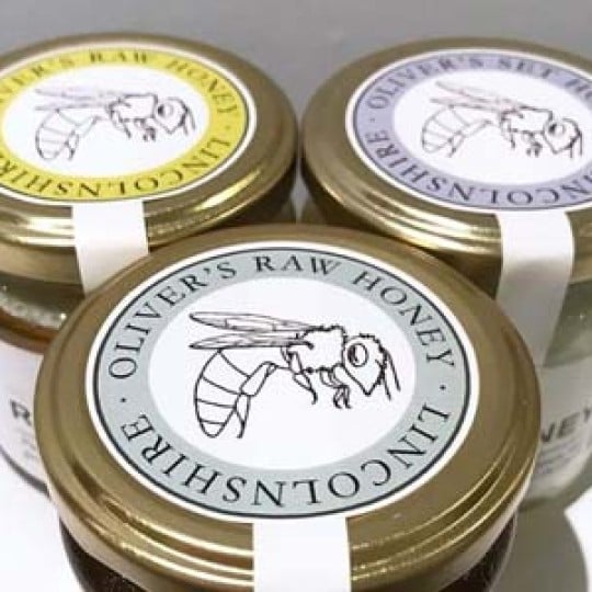 material pe round raw oliver honey