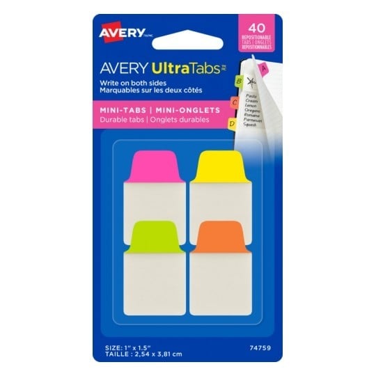 Avery Ultra Tabs 74759