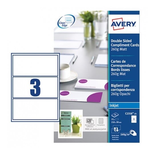 C2358-25 - Printable Cards