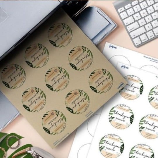Avery Blank Thank You Stickers & Labels