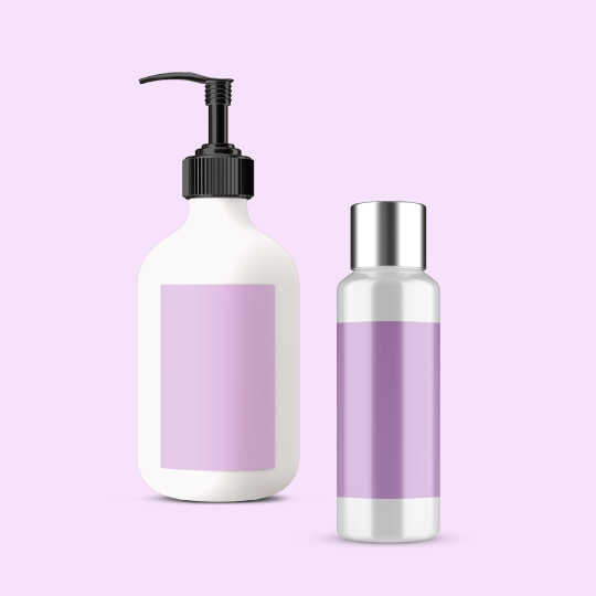 Cosmetics label size guide