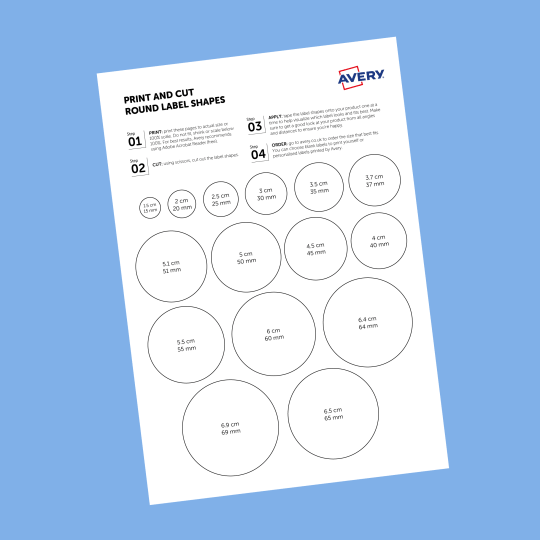 Popular Sticker Size and Shapes Guide