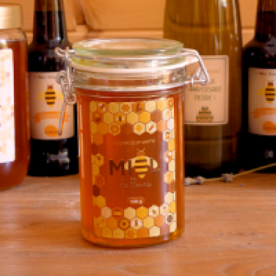 Clear plastic label