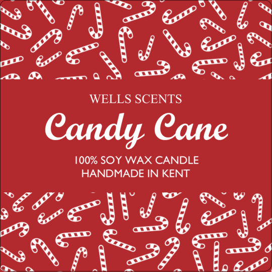 Avery Christmas Label template - Candy Cane