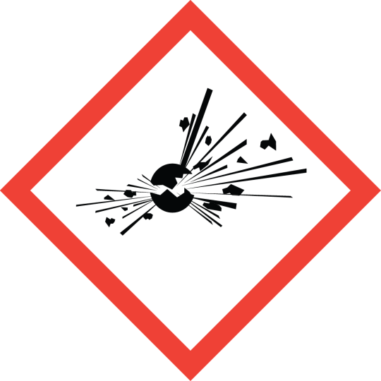 Explosive pictogram