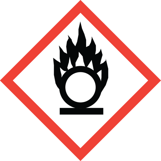 Oxidising pictogram