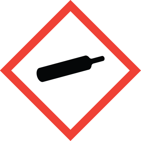 Gas under pressure