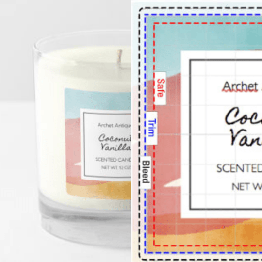 balsam candle safety line bleed