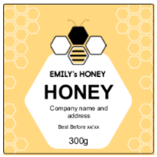 Yellow Honeycomb