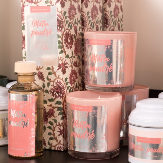 Glossy silver labels