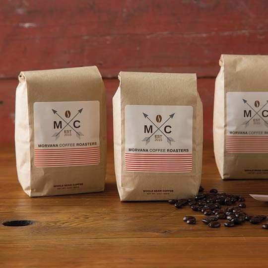 Custom square food labels