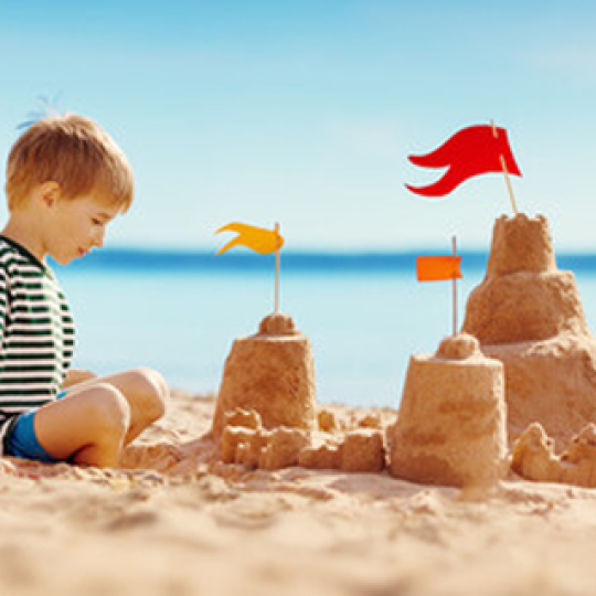 Beach activities banner