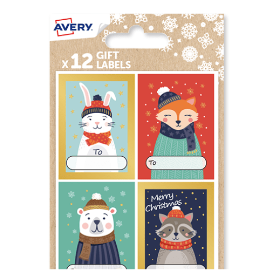 Animal Christmas Stickers