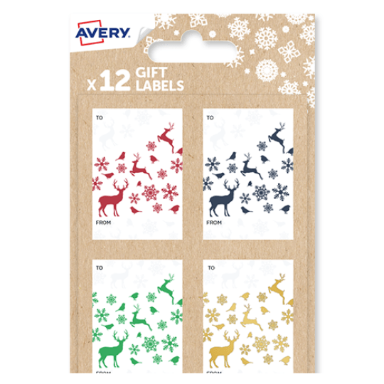 Reindeer Christmas Stickers