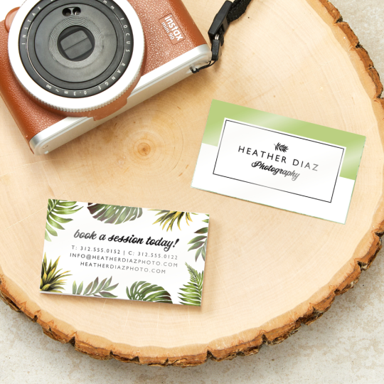 Business Cards - business card config wood