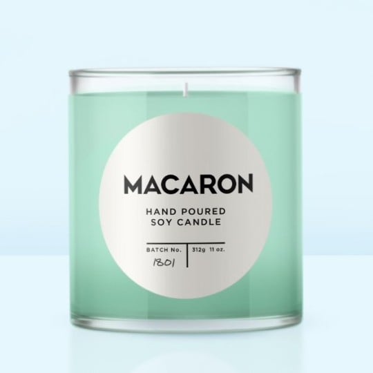 Candle Labels Weprint Macaron white background