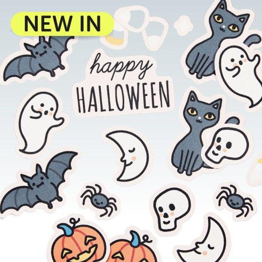 wp custom shape stickers halloween image