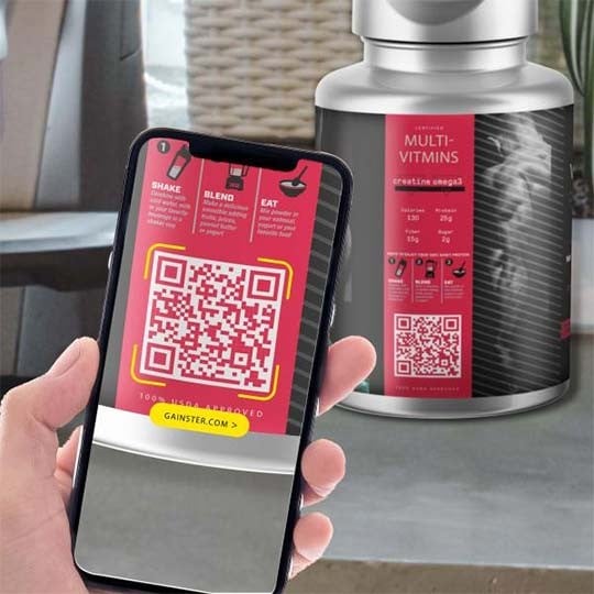 QR code scan ingredients