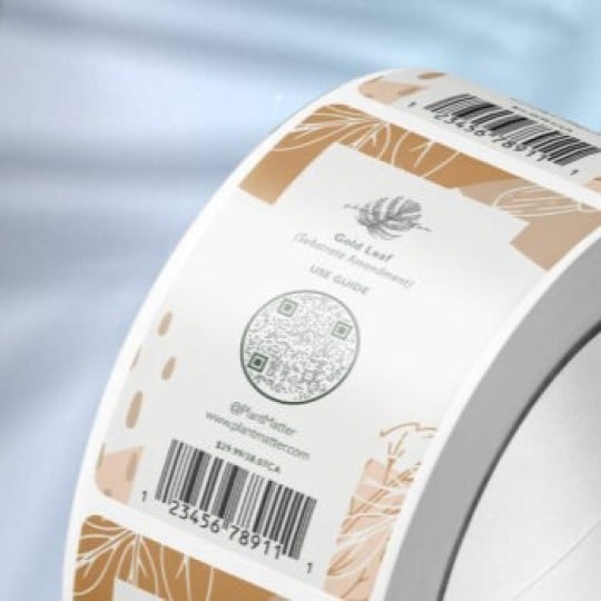 QR codes on Roll Labels