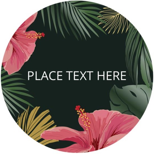 Tropical Flowers Wedding Design