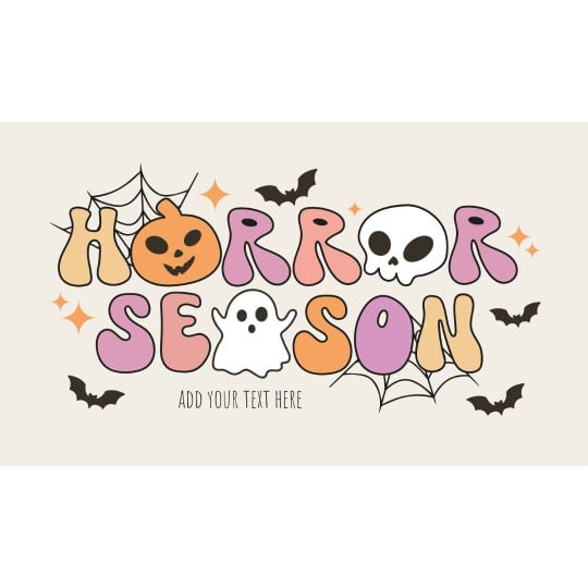 Avery Horror Season Halloween Template Design
