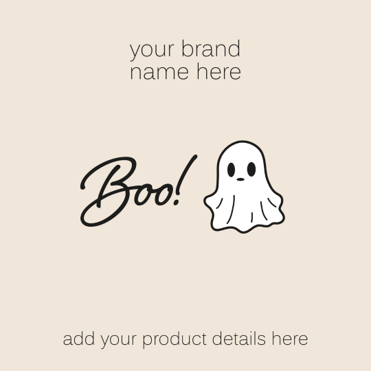 Avery Boo Ghost Halloween Template Design