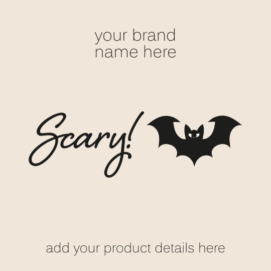 Avery Scary Bat Halloween Template Design
