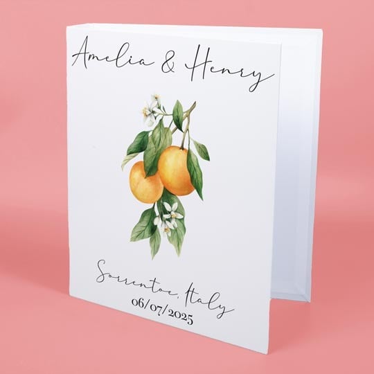 Personalised Wedding Planner Binder