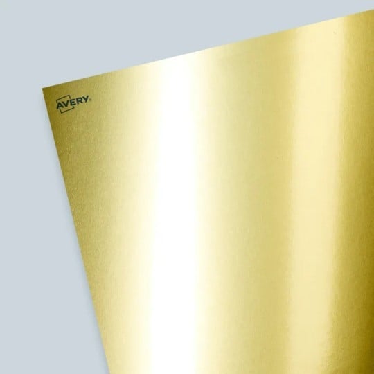 material metallic glossy gold paper
