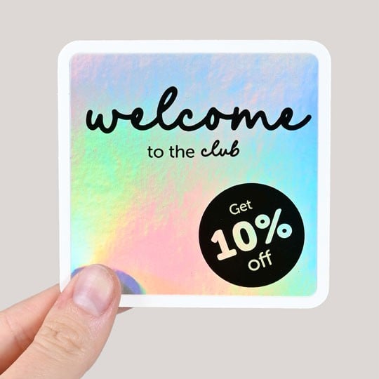 Welcome to the club - 10% off first order