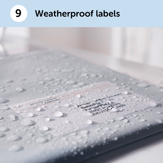 Weatherproof Labels - Healthcare Weatherproof Labels - Healthcare
