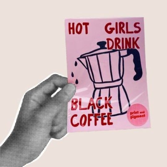 Print and pigment cover card