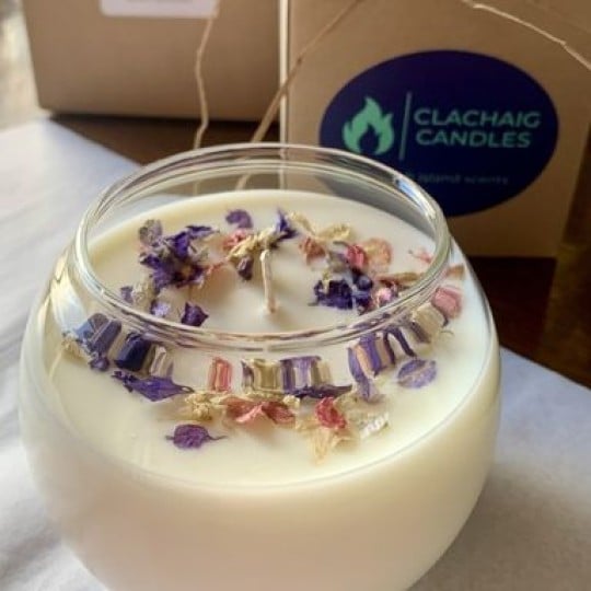 Clachaig Candles Floral mix candle