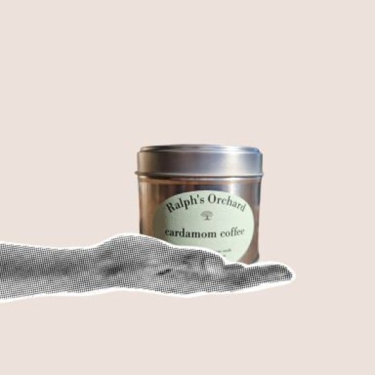 Ralph's Orchard hand holding candle