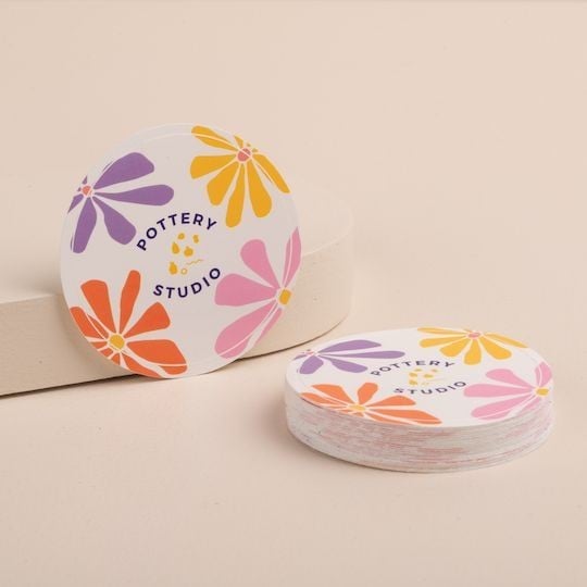 Single logo stickers