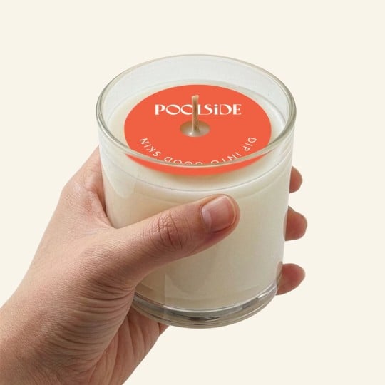 Poolside Candle Cover