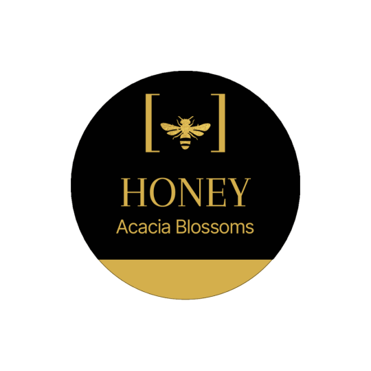 Elegant honey label