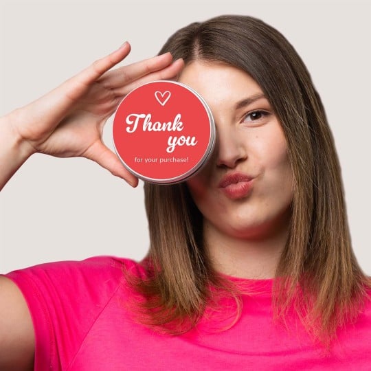 Thank you sticker 