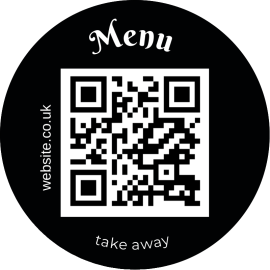 Menu Label QR Code
