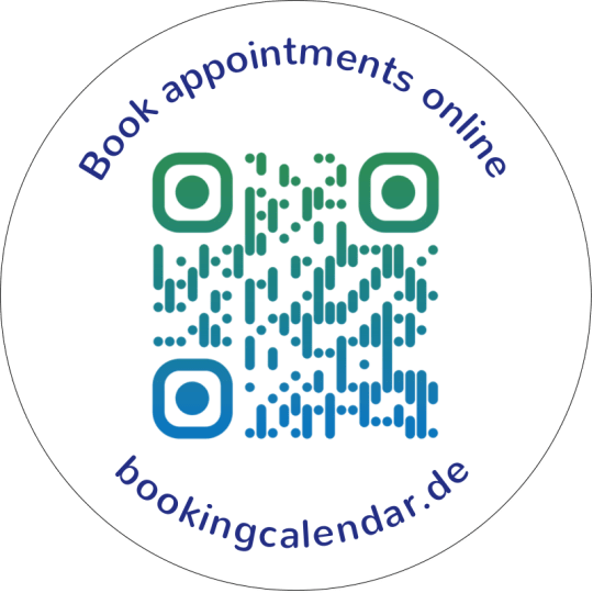 Book Appointments Online 100 mm round
