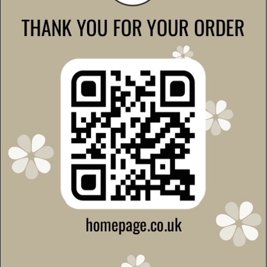 Thank You For Your Order QR Code