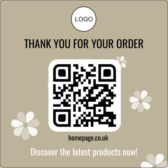 Thank You For Your Order QR Code