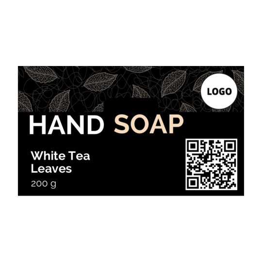Black Soap Label 99.1 x 57 mm