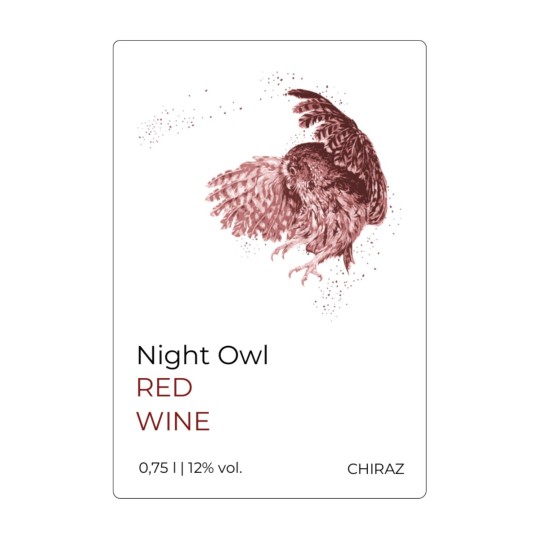 Wine Label 74 x 105 mm 